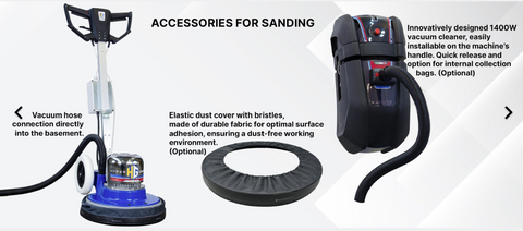 Hyper Grinder 17 Inch SD Silent 1.5HP Machine with Accessories