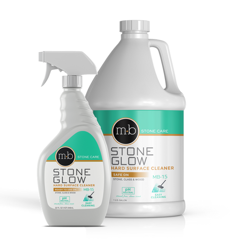 MB-15 Stone Glow Hard Surface Cleaner - Ready to Use Quart or Gallon Size