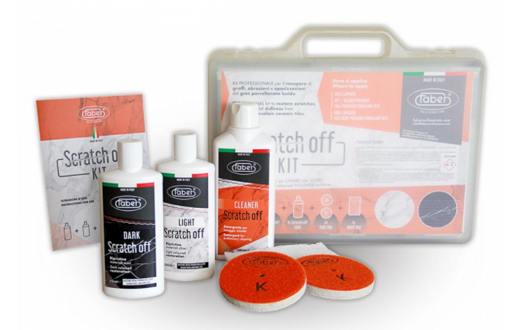 Polished Porcelain Scratch Remover | Faber Scratch Off Kit
