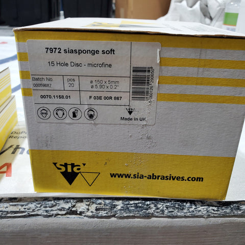 Lot #270 Siasponge Microfine Disc Box of 20 NEW