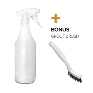 32 oz Spray Bottle with Grout Brush