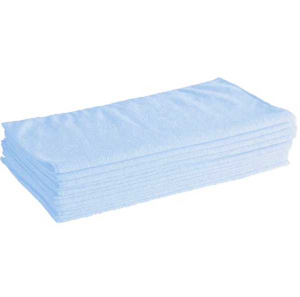 10 Pk Blue Microfiber Cleaning Cloth
