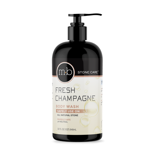 Fresh Champagne Marble Safe Body Wash