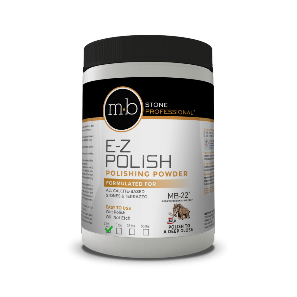 MB-22® E-Z Terrazzo Polishing Powder - 2 lbs