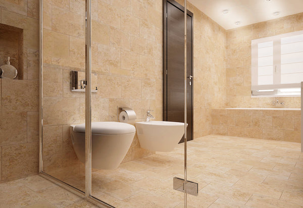Travertine tile repair