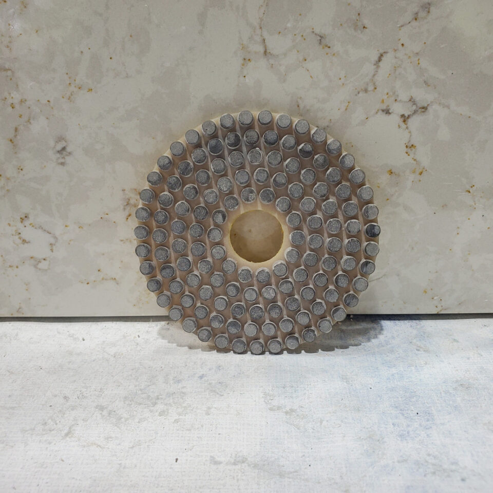 Lot #206 Alpha Vitrified Fab Pad 150 Grit 95% Life Left