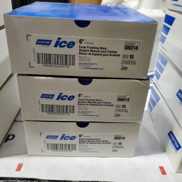 Lot #275 Norton Ice Foam Disc 2000 Grit Box of 15 NEW