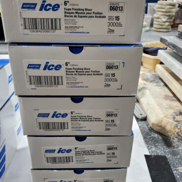 Lot #276 Norton Ice Foam Disc 3000 Grit Box of 15 NEW