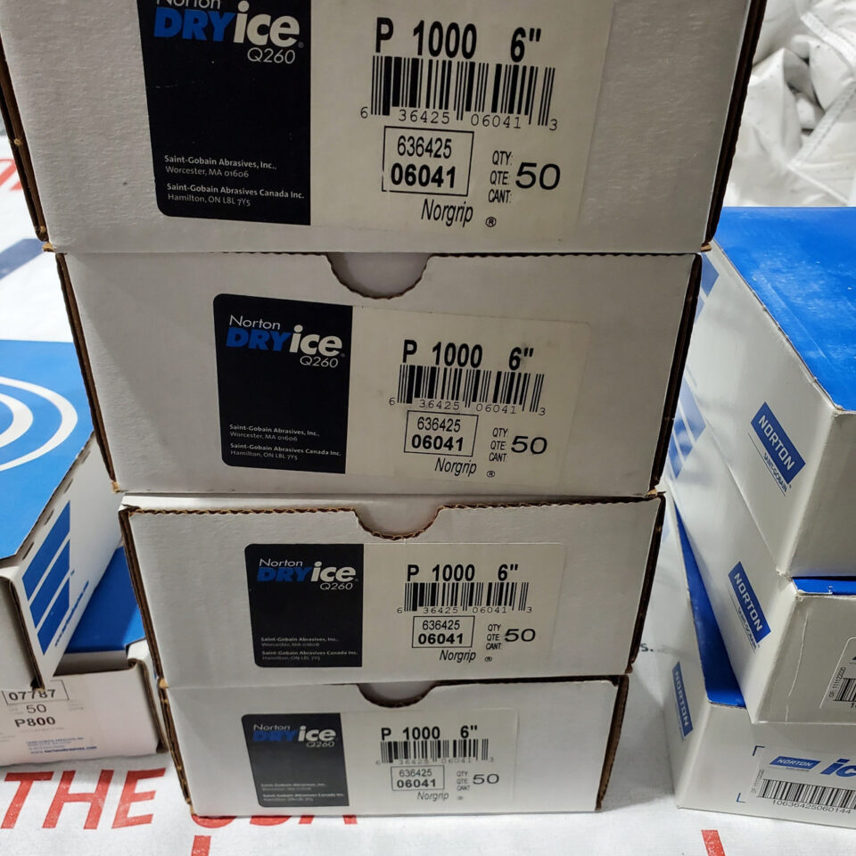 Lot #285 Norton Dry Ice No Hole 1000 Grit Box of 50 NEW