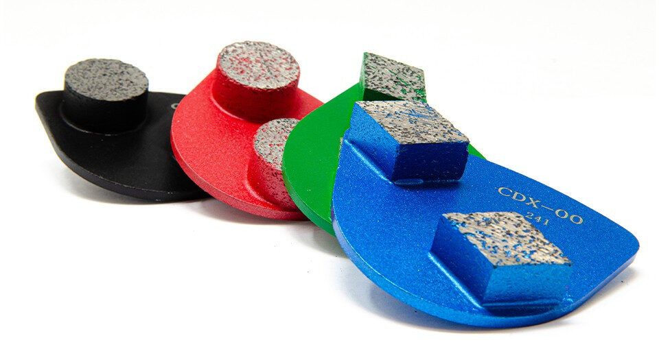 X Bond Quick Lock are a rhombus shape for the 00 & 0, while the 1 & 2 are a round segment