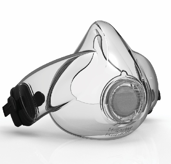 Half Mask w/Harness - Large