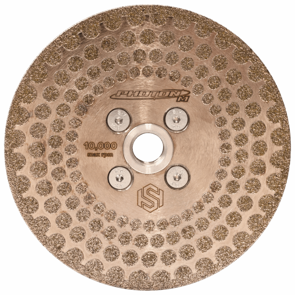 Photon M electroplated marble blade
