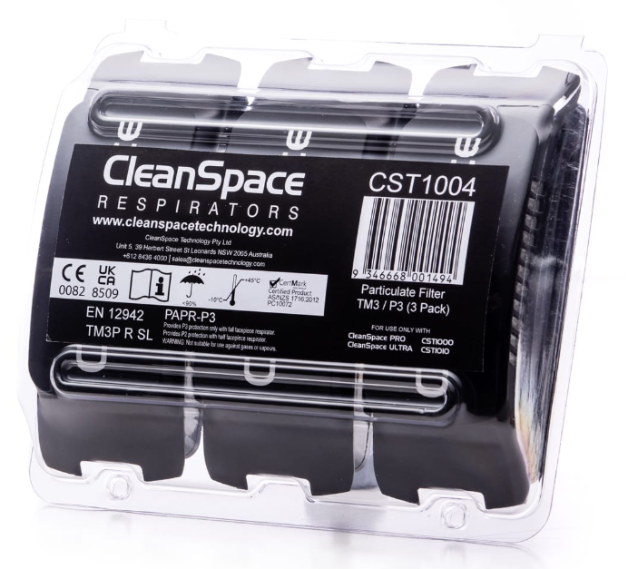 CleanSpace™ CST High Efficiency (HE) Particulate Filter (3 Pack) for ULTRA and PRO units