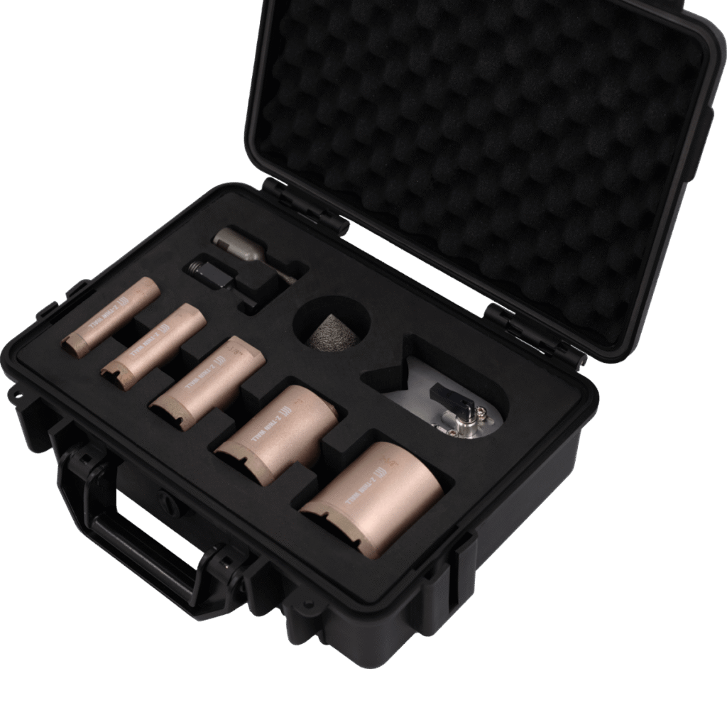 Compact Wall Bit Tile & Stone Technologies Thin Wall Professional Core Bit Set | MB ...